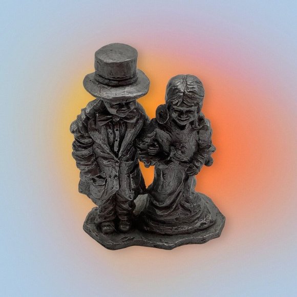 Michael Ritter Pewter Figurine, Sue and Gregg - Picture 3 of 9